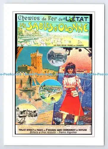 D339814 Paris. Chemins de Fer de L Etat. Les Sables d Olonne. Harrys