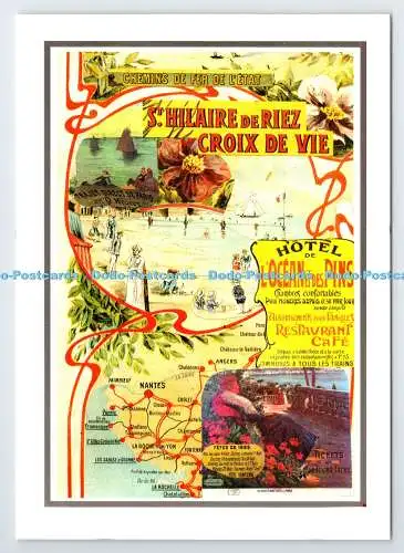D339815 Chemins De Fer De L Etat. St. Hilaire de Riez Croix de Vie. Hotel De L O