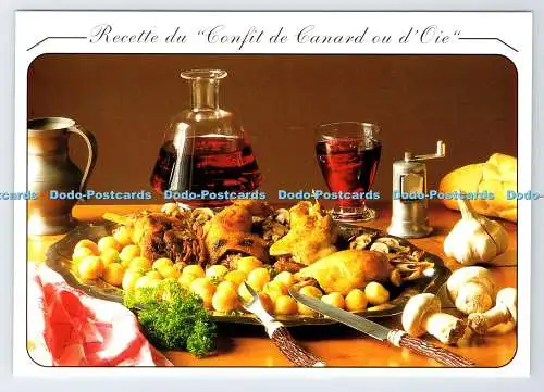 D339828 Recette du Confit de Canard ou d Oie. Tepec. J. Forestier