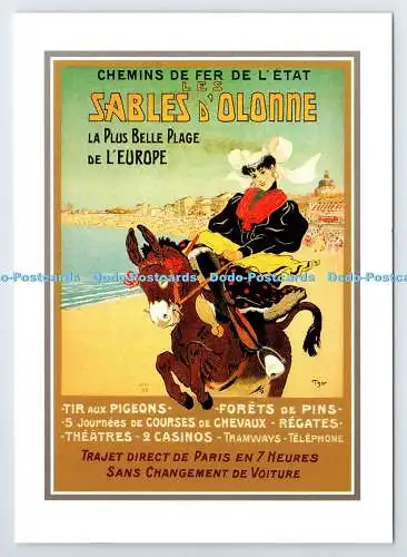 D337877 Chemins de Fer de L Etat. Les sables D Olonne. Harrys