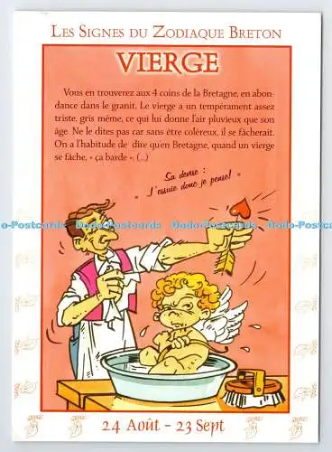 D339851 Les Signes du Zodiaque Breton. Vierge. YCA. Hubert Rublon