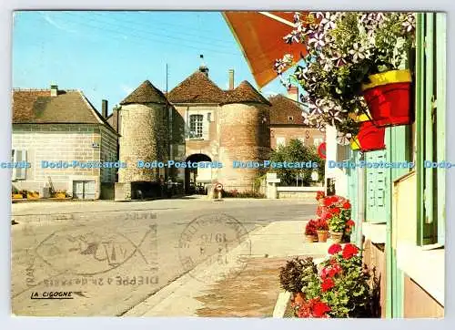 D339853 Ervy Le Chatel. Aube. La Porte Saint Nicolas. La Cigogne. 1976
