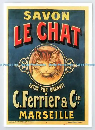 D339854 Savon Le Chat. C. Ferrier. Marseille. CCIMP. Cartexpo