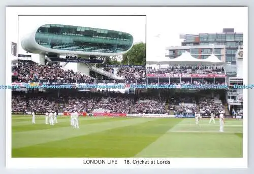D337889 London Life. Cricket bei Lords. Reflexionen einer vergangenen Zeit. Keyworth. Nein