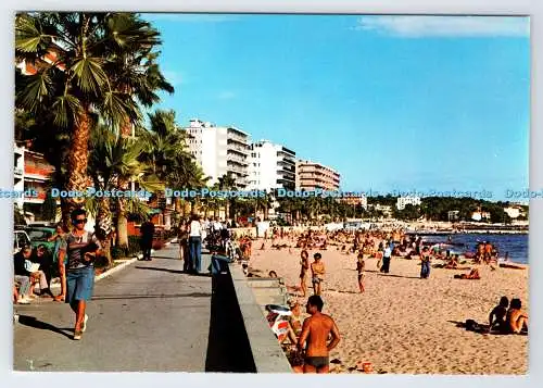 D337896 Cote D Azur. Juan Les Pins. La Promenade et les Plages. S.E.P.T