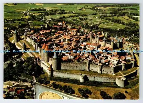 D337904 La Cite de Carcassonne. Aude. Vue Generale Par Avion de la Cite Medieval