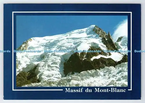 D337907 Massif du Mont Blanc. Haute Savoie. Frankreich. Diffus Cartes. 1986