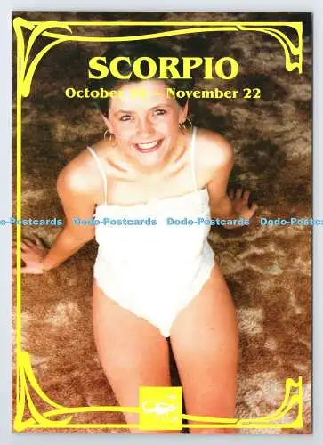 D339871 Skorpion. Model Natalie. ABBA Postkarte. Barry Lambert