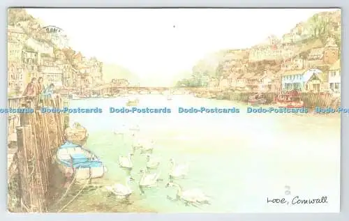 D337949 Looe. Cornwall. Stadt- und Landdrucke. East Devon Press. David Skipp