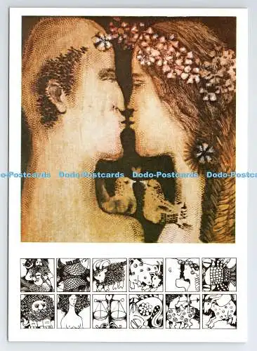 D339912 Blizence. Vytvarny Navrh. N. Augustinova. Grafobal Skalica