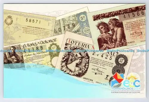 D337965 Coleccionismo. Boletos de Loteria. Correos