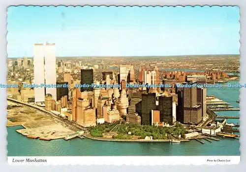 D337974 Lower Manhattan. Manhattan Postkarte. Dexter Press. Charles Lutz