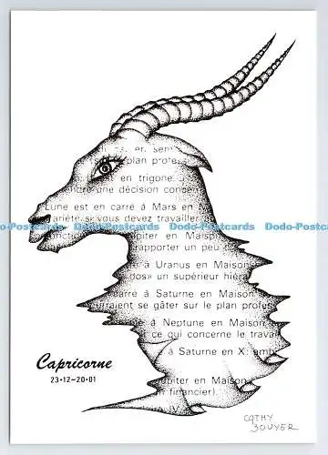 D339941 Capricorne. Cathy Bouyer. Edite Par l artiste