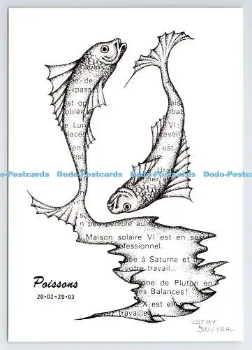 D339943 Poissons. Cathy Bouyer. Edite Par l artiste