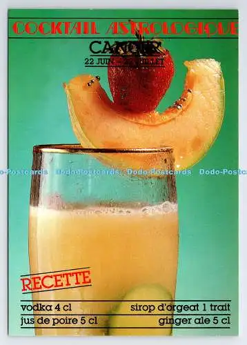 D339956 Cocktail Astrologiques. Krebs. F. Nugeron. J. Paul Favand. P. Eyssalet