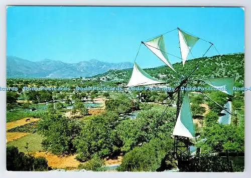 D339980 Kreta. Plateau von Lassithi. Die Windmühlen. M. Toumbis