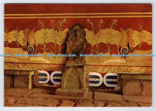 D339982 Knossos. Der Thron von Minos. Hellas. E. Tzaferis