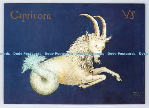 D339991 Steinbock. Die Seeziegen. Sternzeichen. Rundholzpresse. Timothy W