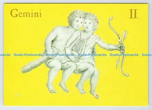 D339994 Gemini. Die Zwillinge. Sternzeichen. Rundholzpresse. Timothy Whidbor
