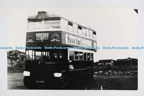 C028096 Bus. Rainham. Nr. 87. GW5896. W. J. Haynes. 18 Lamberts Field. Bourton o