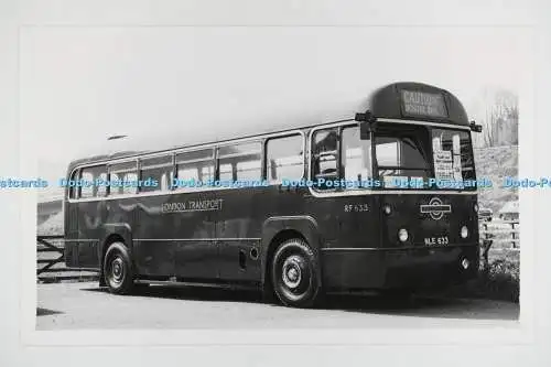C028153 Bus. Achtung Schulbus. RF633. NLE633. London Transport. Altes Foto