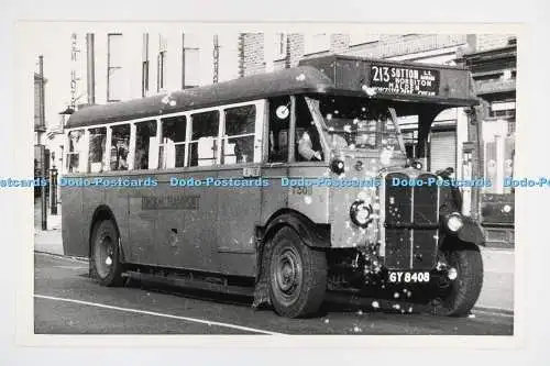 C028158 Bus. Sutton Norbiton Malden. Nr. 213. GY8408. London Transport. Alan B.