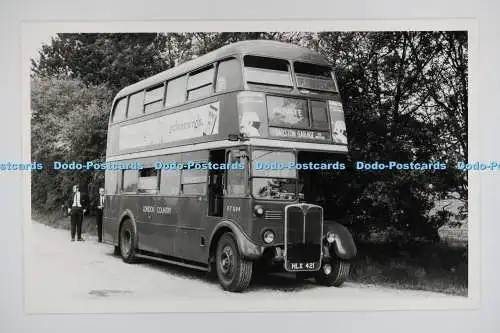 C028197 Bus. Garston Garage. Via Watford. HLX421. London Country. Altes Foto