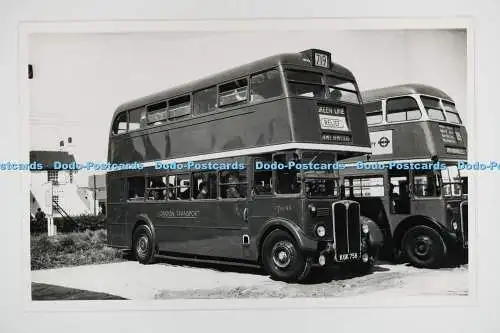 C028202 Bus. Hemel Hampstead. Grüne Linie. KGK758. London Transport. Altes Foto
