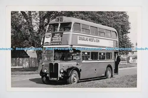 C028235 Bus. East Anglia Transport Museum. Osborne. LYR997. Altes Foto