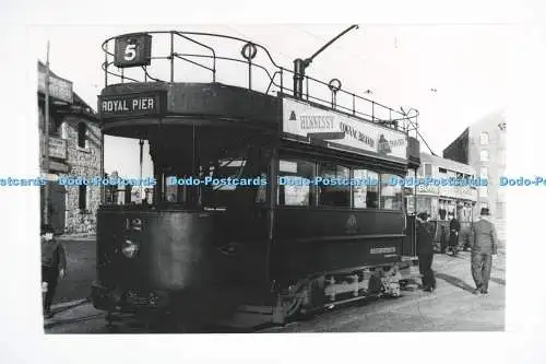 Straßenbahnen C028275. Royal Pier. Nr. 12. W. J. Haynes. Lamberts Field. Bourton auf t