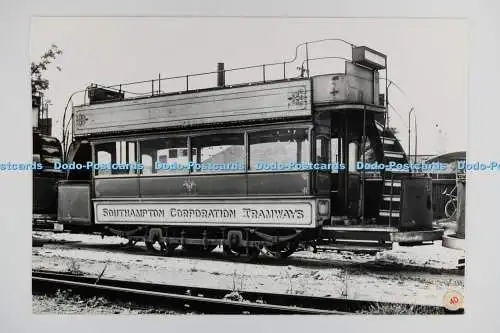 Straßenbahn C028277. Southampton Corp. Tramways. Nr. 48. R. B. Parr. Altes Foto