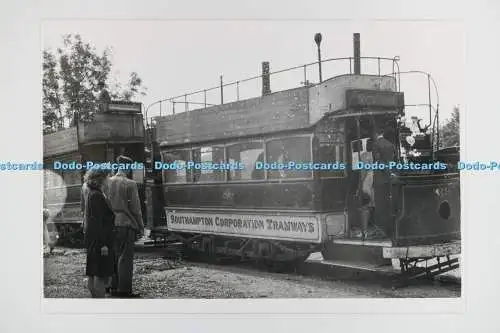 Straßenbahnen C0285. Southampton Corporation Straßenbahnen. Altes Foto