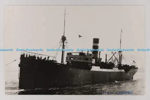 C029284 Schiff Stadt Chester. Altes Foto