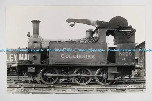 Lokomotive C028350. Hartley Main Collieries. Nr. 26. Echte Fotos. Stanley R