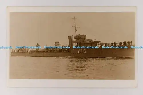 C029354 HMS Daring H16. Altes Foto