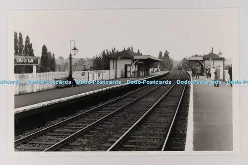 C029421 Bahnhof Grange Park. Altes Foto