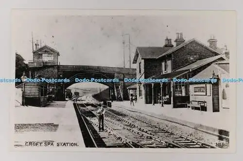 C029427 Croft Spa Bahnhof. Altes Foto