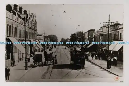 Straßenbahn C029467. Southampton. Blick in die Stadt. J. H. Pain. Altes Foto