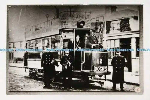 Straßenbahnen C029468. Docks. 12. Southampton. Altes Foto