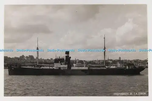 C028501 Schiff S.S. Waage. G. A. Osbon. Hove. Sussex. 1934. Altes Foto