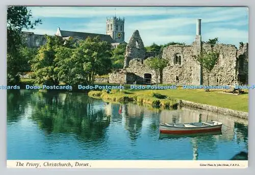 R780506 Christchurch. Dorset. Das Priorat. John Hinde. Donner und Clayden