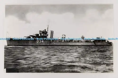 C028533 HMS Velox D34. Echte Fotos. Broadstairs. Kent. Altes Foto
