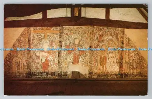 R780551 Piccotts End Medieval Murals. Gesamtansicht obere Gemälde. English Life