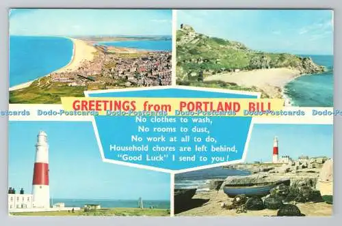 R780610 Grüße von Portland Bill. E. T. W. Dennis. Scarborough. London. Mult