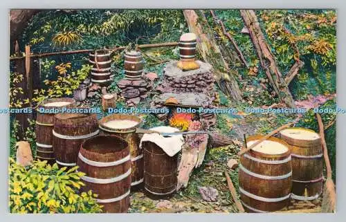 R780630 Moonshine Still im Herzen der Berge. Die Asheville Postkarte