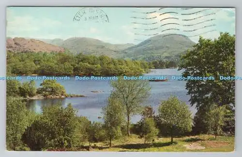 R780636 The English Lakes. Windermere Lake und Red Screes. Sanderson und Dixon.