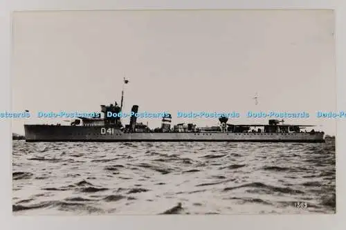 C028655 HMS Walpole D41. Echte Fotos. Broadstairs. Kent. Altes Foto