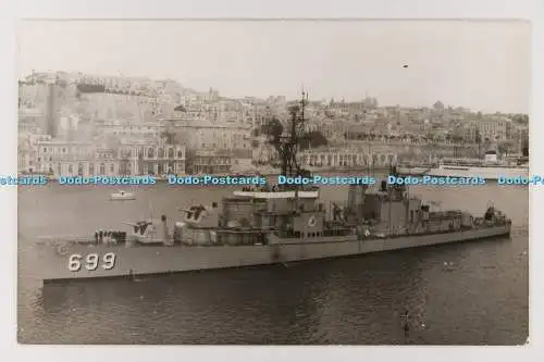 C028660 USS Waldron DD699. Antonius und Joseph Pavia. Valletta. Malta. Altes Foto