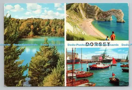 R780674 Dorset. Blauer Pool. John Hinde. Donner und Clayden. Dearden und Wade. Mu