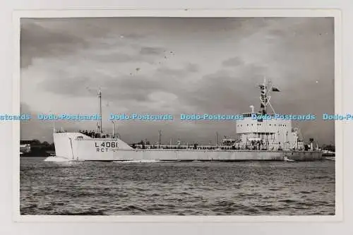 C028695 Schiff HMAV Audemer L4061. RCT. Wright Logan. Altes Foto
